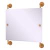 Allied Brass MC-27-93-GLY Monte Carlo Landscape Rectangular Frameless Rail Mounted Mirror, Golden Yellow view 1