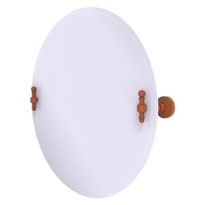 Allied Brass RW-90-ASP Frameless Round Tilt Mirror with Beveled Edge, Autumn Sparkle