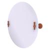 Allied Brass RW-90-ASP Frameless Round Tilt Mirror with Beveled Edge, Autumn Sparkle view 1