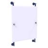 Allied Brass CC-27-92-MBL Carolina Crystal Collection Rectangular Frameless Rail Mounted Mirror, Mediterranean Blue view 1