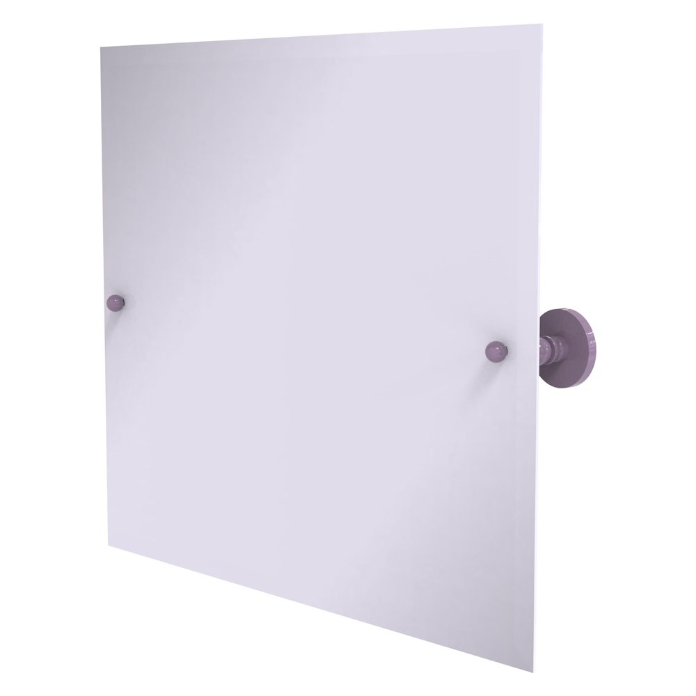 Allied Brass P1093-LVN Frameless Landscape Rectangular Tilt Mirror with Beveled Edge, Lavender