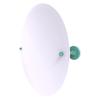 Allied Brass SL-90-SFG Shadwell Collection Frameless Round Tilt Mirror with Beveled Edge, Sea Foam Green view 1