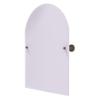 Allied Brass DT-94-SHB Frameless Arched Top Tilt Mirror with Beveled Edge, Shaded Beige view 1