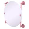 Allied Brass PR-27-90-PNK Prestige Regal Collection Round Frameless Rail Mounted Mirror, Pink view 1