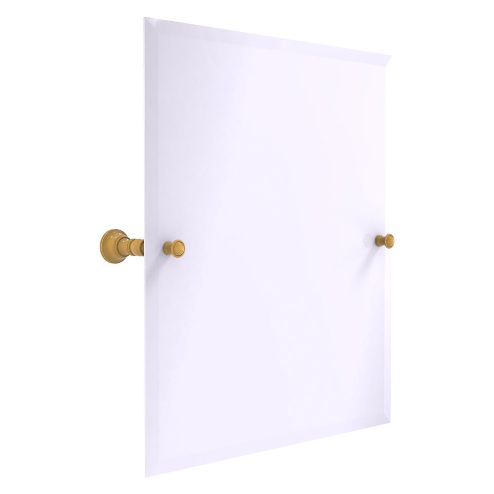 Allied Brass CL-92-SGL Carolina Collection Frameless Rectangular Tilt Mirror with Beveled Edge, Spanish Gold