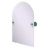 Allied Brass TA-94-SFG Frameless Arched Top Tilt Mirror with Beveled Edge, Sea Foam Green view 1