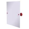 Allied Brass PMC-92-FER Frameless Rectangular Tilt Mirror with Beveled Edge, Fire Engine Red view 1