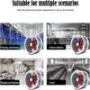 CXYZM Commercial Metal Axial Ventilation Fan - 14''/16''/20'' Wall Mounted Fan for Workshops, Warehouse & Gym - Multifunctional & Powerful view 4