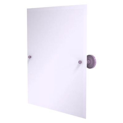 Allied Brass PR-92-LVN Frameless Rectangular Tilt Mirror with Beveled Edge, Lavender