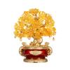 Crystal Tree Bonsai Feng Shui Money Tree Yellow Crystal Fortune Tree Home Office Decoration Crystal Fortune Tree Feng Shui Tree Lucky Tree Money Tree 10.62 / 12.99 / 16.92 inches Crystal Quartz Lucky view 1