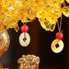 Crystal Tree Bonsai Feng Shui Money Tree Yellow Crystal Fortune Tree Home Office Decoration Crystal Fortune Tree Feng Shui Tree Lucky Tree Money Tree 10.62 / 12.99 / 16.92 inches Crystal Quartz Lucky view 3