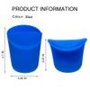 Fglmctsh The Original Microwave Popcorn Popper, Silicone Popcorn Maker Collapsible Bowl BPA -Free, Hot Air Popcorn Maker, No Oil Required (Blue, 1) view 2