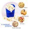 Fglmctsh The Original Microwave Popcorn Popper, Silicone Popcorn Maker Collapsible Bowl BPA -Free, Hot Air Popcorn Maker, No Oil Required (Blue, 1) view 3