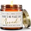 Nevada Gifts, Nevada Decor for Home - 'There's No Place Like Nevada Candle, w/Crisp Lake Tahoe Air, Driftwood & Apple I Nevada Souvenirs I Nevada State Gifts I 9oz Jar, 50Hr Burn, USA Made view 1
