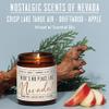 Nevada Gifts, Nevada Decor for Home - 'There's No Place Like Nevada Candle, w/Crisp Lake Tahoe Air, Driftwood & Apple I Nevada Souvenirs I Nevada State Gifts I 9oz Jar, 50Hr Burn, USA Made view 2