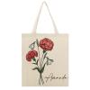 Custom Birth Flower Tote Bag Floral Shopping Bags Personalized Botanical Canvas Tote Bag, Personalized Birthday Gift, Teacher Gift Canvas Bag, Teacher Appreciation Gift, Back To School Gift view 1
