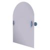 Allied Brass RD-94-FTB Frameless Arched Top Tilt Mirror with Beveled Edge, Flat Troll Blue view 1
