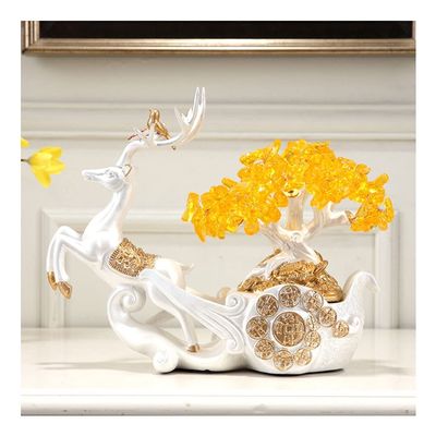 Crystal Tree Bonsai Feng Shui Money Tree Handmade Crystal Fortune Tree Home Decorations Crystal Fortune Tree Feng Shui Auspicious Tree Gift Tree Artificial Tree 9.84 Inch Crystal Quartz Lucky Tree Cha