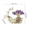Crystal Tree Bonsai Feng Shui Money Tree Handmade Crystal Fortune Tree Home Decorations Crystal Fortune Tree Feng Shui Auspicious Tree Gift Tree Artificial Tree 9.84 Inch Crystal Quartz Lucky Tree Cha view 2