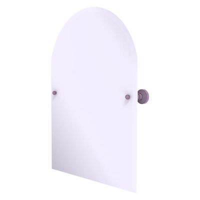 Allied Brass WP-94-LVN Frameless Arched Top Tilt Mirror with Beveled Edge, Lavender