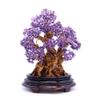 Crystal Tree Bonsai Feng Shui Money Tree Purple/Gold/Pink/Light Yellow Crystal Fortune Tree Home Office Decoration Crystal Fortune Tree Feng Shui Auspicious Tree Money Tree 19.68 inches Crystal Quartz view 1