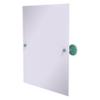 Allied Brass PMC-92-SFG Frameless Rectangular Tilt Mirror with Beveled Edge, Sea Foam Green view 1