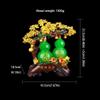 Crystal Tree Bonsai Feng Shui Money Tree Crystal Fortune Tree Double Gourd Feng Shui Tree Home Decorations Crystal Fortune Tree Gift Tree Fortune Tree (Red/Yellow/Green) Crystal Quartz Lucky Tree Chak view 2