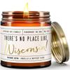 Wisconsin Gifts, Wisconsin Decor for Home - 'There's No Place Like Wisconsin Candle, w/Vanilla & Buttery Icing I Wisconsin Souvenirs I Wisconsin State Gifts I 9oz Jar, 50Hr Burn, USA Made view 1