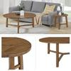 Alaterre Furniture Coffee Table and End Table 2 Piece Living Room Set - 44-Inch and 20-Inch Newbury Collection Living Room Tables (Pecan Finish) view 4