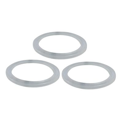 BESTOYARD Healies 3pcs Stainless Steel Insulation Cup Lid Seal Ring Useful Seal Ring Silicon Seal Ring Seal Ring Insulated Cup Sealing Ring White Airtight Cup Space Cup Healthy