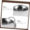 Abaodam Round Bottom Wok Pan Stainles Steel Everyday Pan Hot Pot Cookware Non-stick Surface Kitchen Supply view 2