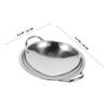 Abaodam Round Bottom Wok Pan Stainles Steel Everyday Pan Hot Pot Cookware Non-stick Surface Kitchen Supply view 4