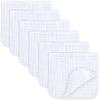 Comfy Cubs Queen Muslin Blanket and Muslin Burp Cloths Large 100% Cotton Bundled view 3