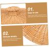 STOBAZA 2pcs Replacement Lid for Laundry Hamper Trash Can Lid Cover Easy to Use Safe Material Fits Baskets view 2