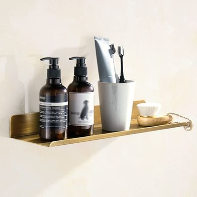 BAHELS Shower Caddy Antique Bathroom Shower Caddy Shelf Organizer Rack, Copper Cosmetics Rack, Bathroom Shower Organizer Bathroom Organizer (Size : 60cm)