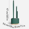 PEKJI Modern All-in-one Toilet Brush Wall-Mounted Floor-Standing Dual-Purpose Toilet Brush and Holder Deep Cleaning Toilet Bowl Brush Easy to Clean view 2