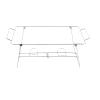 Silencear 12 Pack Buffet Stand Wire Racks, Foldable Chafing Wire Chafing Wire Rack Full Size Buffet Wire Frame Kit for Dish Serving Trays for Home Party, Restaurant, Event Catering Supplies view 3
