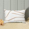 Boho Geometric Light Brown and Light Gray Pillow Covers 12x18in Farmhouse Linen Cushion Covers Outdoor for Couch Chair Home Decor for Family Friends view 3