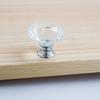 DubMag Cabinet Knobs with,Crystal Glass Door Drawer Knobs,Handle Drawer Knobs 4Pcs Crystal Handle Single Hole Transparent Door Handle Wardrobe Drawer Shoe Cabinet Diamond Small Handle view 4