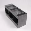 FixtureDisplays Condiment Organizer w/ (2) Drip Trays, 5 Compartments, Tabletop - Black 19707NEW-2D view 2