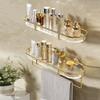 BAHELS Shower Caddy Punch-free Bathroom Shelf, Bathroom Sink Acrylic Toilet Towel Storage, Shower Caddy Shelf Organizer Rack Bathroom Organizer (Size : 40cm) view 2
