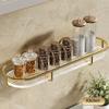 BAHELS Shower Caddy Punch-free Bathroom Shelf, Bathroom Sink Acrylic Toilet Towel Storage, Shower Caddy Shelf Organizer Rack Bathroom Organizer (Size : 40cm) view 4