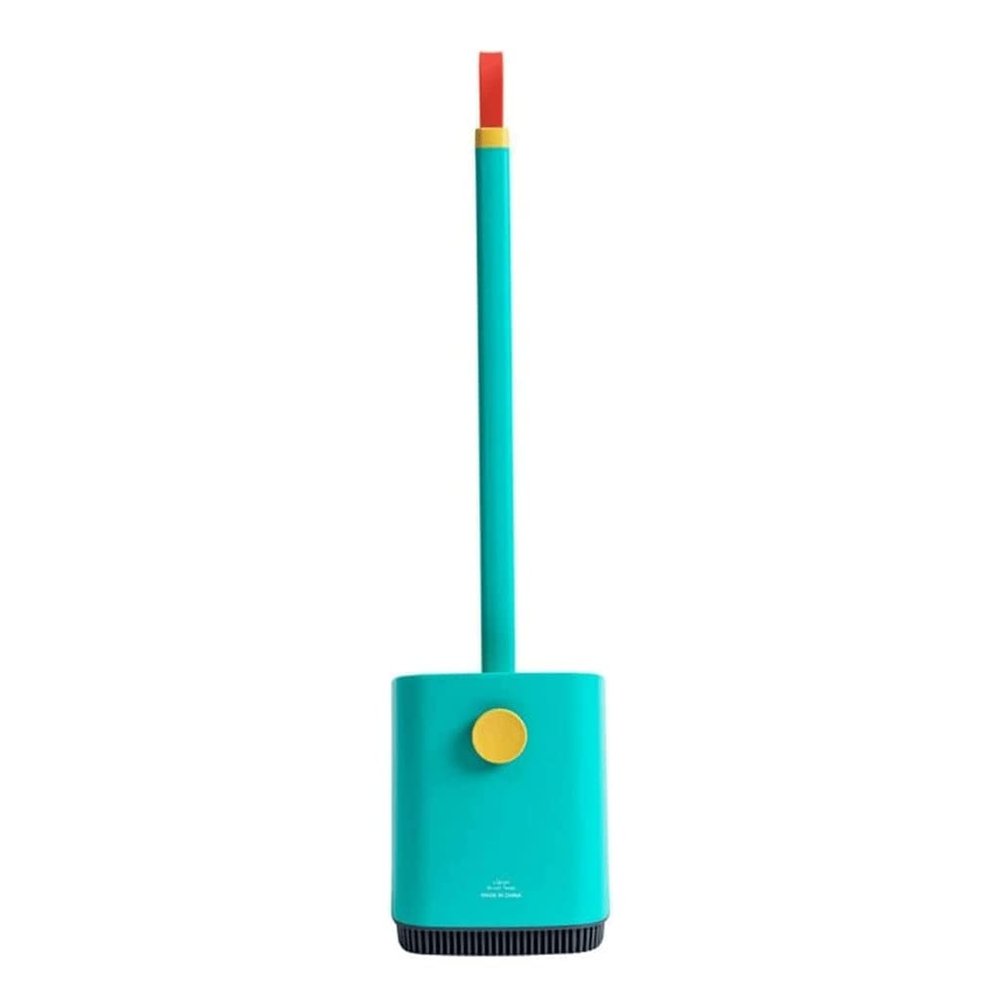 PEKJI Modern Wall Hanging Toilet Brush Floor-Standing Toilet Brush and Holder with Silicone Bristles Toilet Cleaner Brush for Bathroom Easy to Clean
