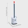 PEKJI Modern Wall Hanging Toilet Brush Floor-Standing Toilet Brush and Holder with Silicone Bristles Toilet Cleaner Brush for Bathroom Easy to Clean view 2