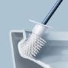 PEKJI Modern Wall Hanging Toilet Brush Floor-Standing Toilet Brush and Holder with Silicone Bristles Toilet Cleaner Brush for Bathroom Easy to Clean view 3