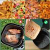 Air Fryer Liners Disposable,200Pcs Parchment Paper,LYHOLKEER 8IN Disposable Air Fryer Paper Liners for 5-8QT Air Fryer, Non-Stick, Square Liners Free of Bleach view 4