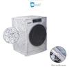 "Front Load Washing Machine Cover for IFB 5.5 Kg 6 Kg & 6.5 Kg (50cmsX63cmsX81cms_White,Grey) Pack of : 1 Washing Machine Cover" view 3