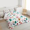 Erosebridal Xmas Comforter Set Twin Size Santa Claus Gifts Bedding Sets for Girls Boys Kids Merry Christmas Themed Bedding Comforter Sets Happy New Year Duvet Insert Winter Themed Quilt 2 Piece view 4