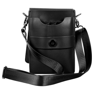 FRCOLOR Leather Scissors Waist Bag Pouch for Hair Stylists Adjustable Tool Organizer with Multiple Compartments 8.27X5.12X1.57 Inches for Salon and Home Use