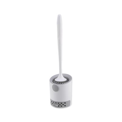 PEKJI Modern Wall-Mounted Toilet Brush with Silicone Bristles Toilet Brush and Holder Floor-Mounted Dual-Purpose Toilet Bowl Brush Easy to Clean